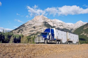 Truck driving from west coast distribution center network design to retailer