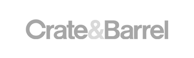 gray crate & barrel company logo