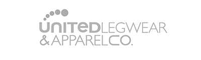 gray United Legwear & Apparel Co. logo