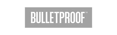 gray Bulletproof company logo