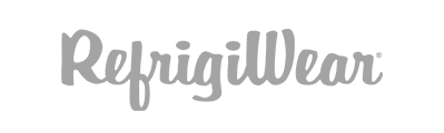 Gray RefrigiWear logo